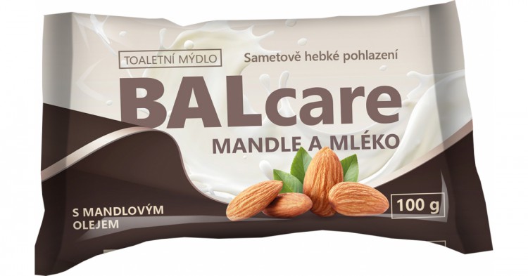 TM Balcare mandle x mléko 100g | Toaletní mycí prostředky - Tuhá mýdla TM Balcare mandle x mléko 100g | Toaletní mycí prostředky - Tuhá mýdla